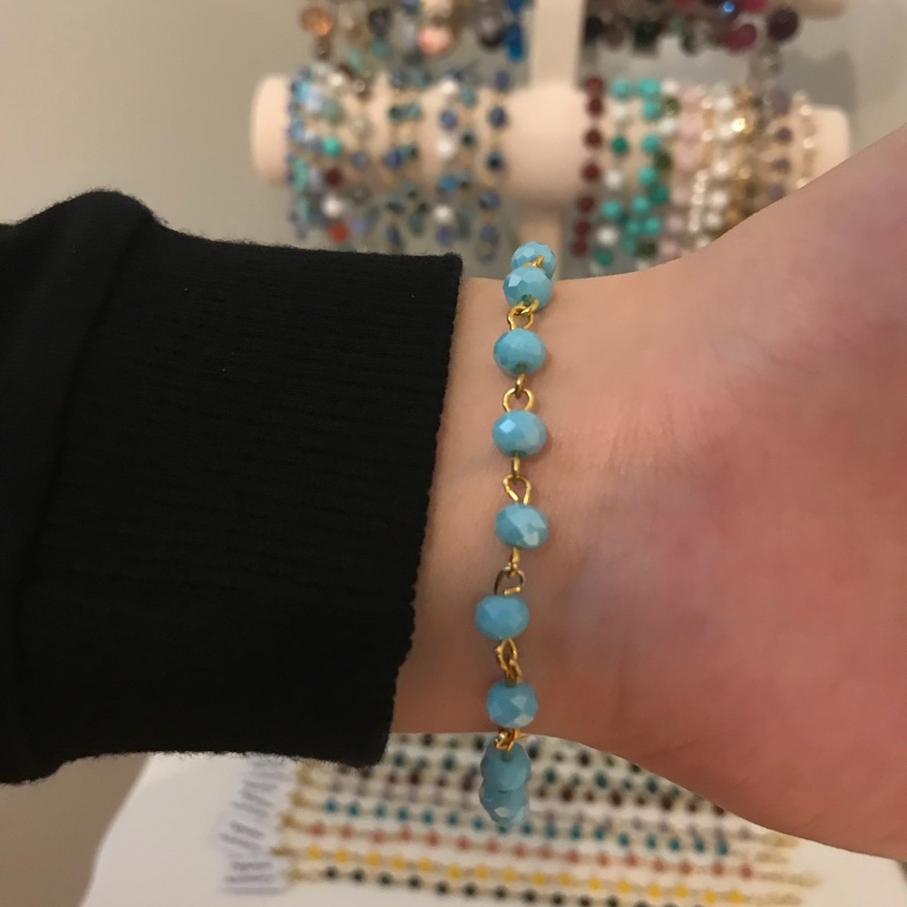 Blue Crystal Bracelet